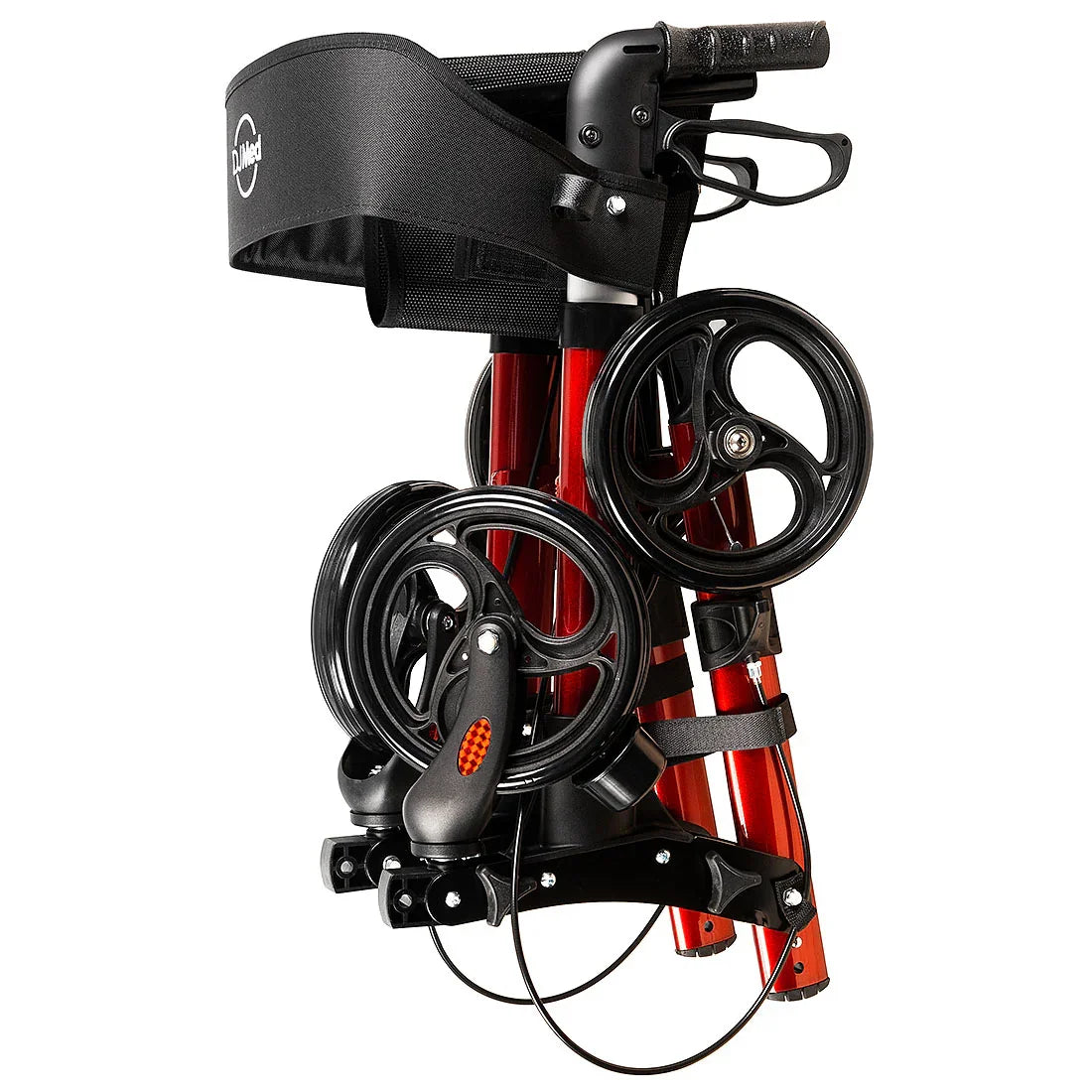 DJMed Euro Walker, 4 Wheeled Rollator Walker