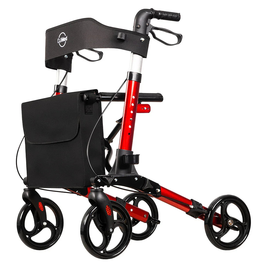 DJMed Euro Walker, 4 Wheeled Rollator Walker