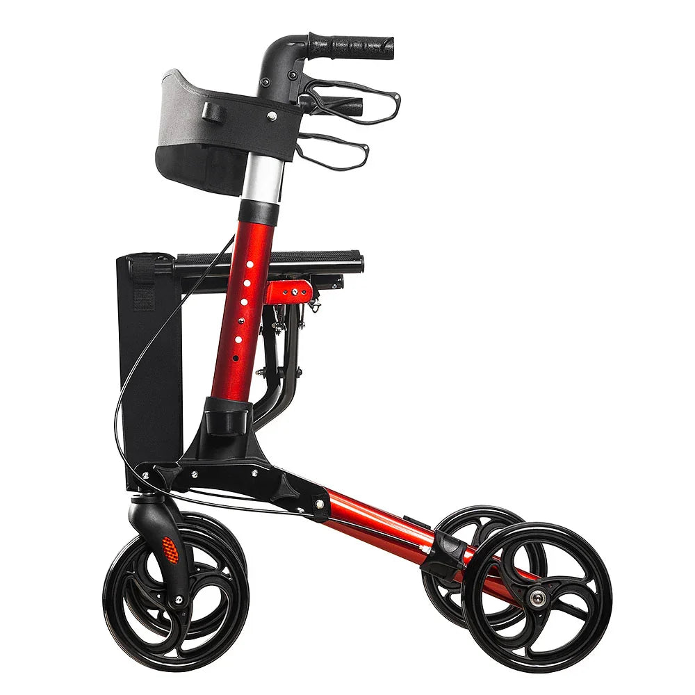 DJMed Euro Walker, 4 Wheeled Rollator Walker