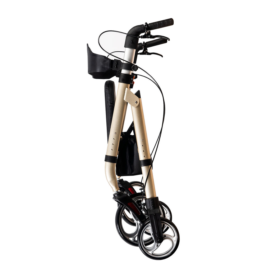 DJMed Tall & Strong Rollator, Heavy Duty Bariatric Mobility Walker