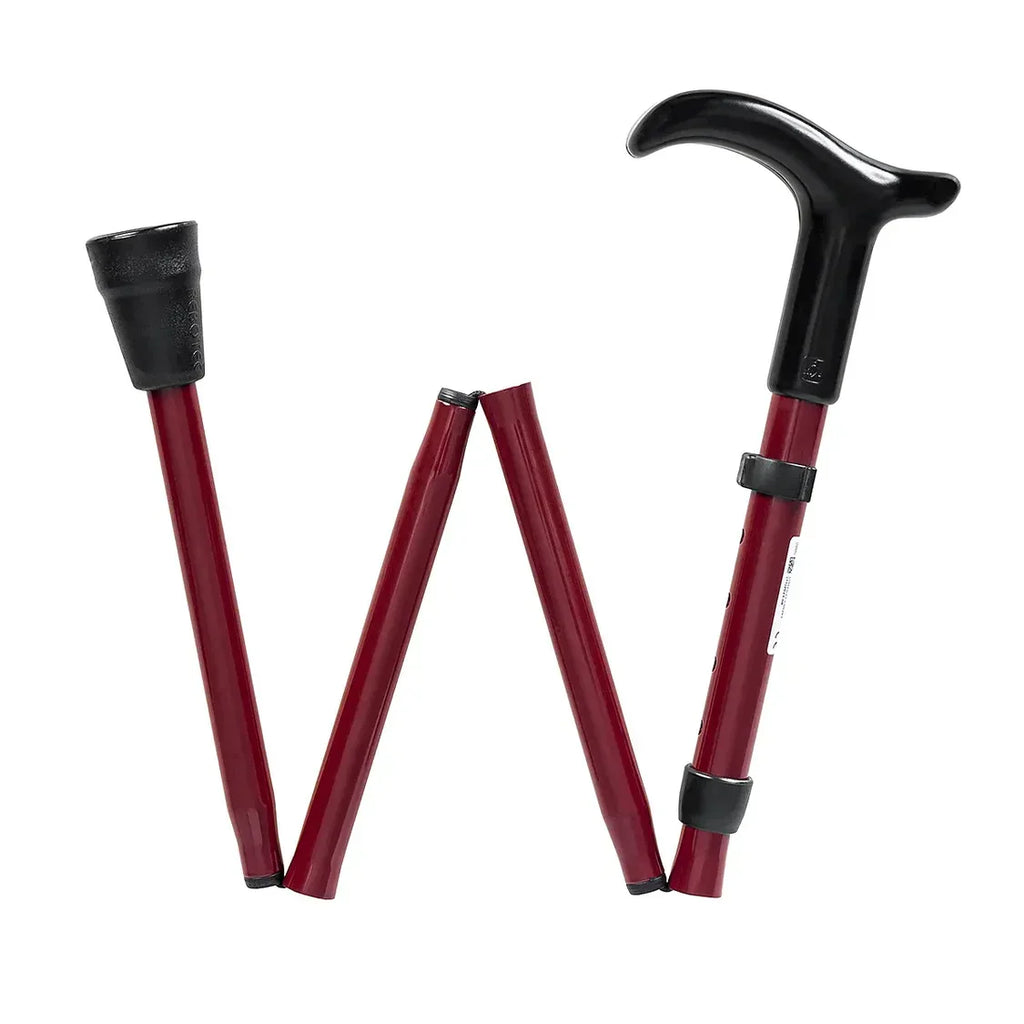 Rebotec Simplex Foldable Walking Stick-Made in Germany | Elegant Ergonomic Design