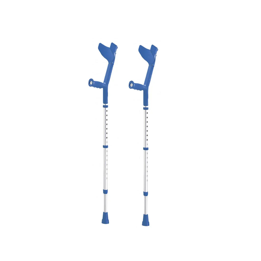 Rebotec New Walk – Crutches with Spring Shock Absorbers- Pair