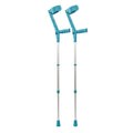Rebotec Safe-In-Soft, Forearm Crutches with Safety Cuff & Hinge- Pair